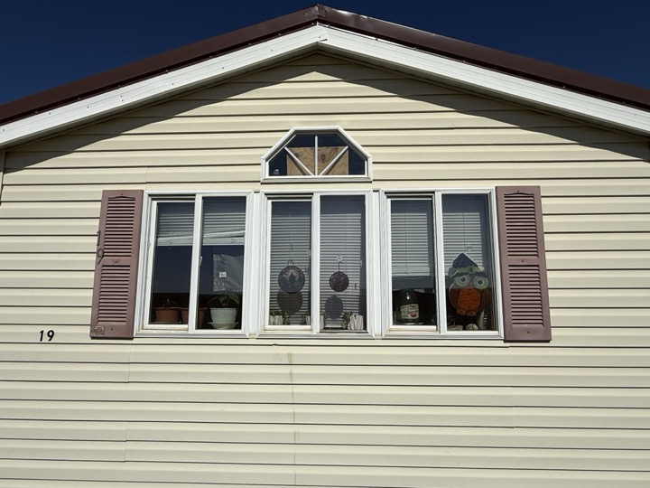 Park-owned home exterior