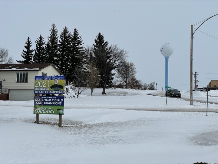 South Heart water tower